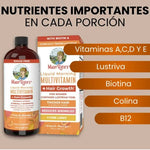 Si tu pelo quieres ver crecer, este multivitaminico tienes que beber.