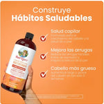 Si tu pelo quieres ver crecer, este multivitaminico tienes que beber.